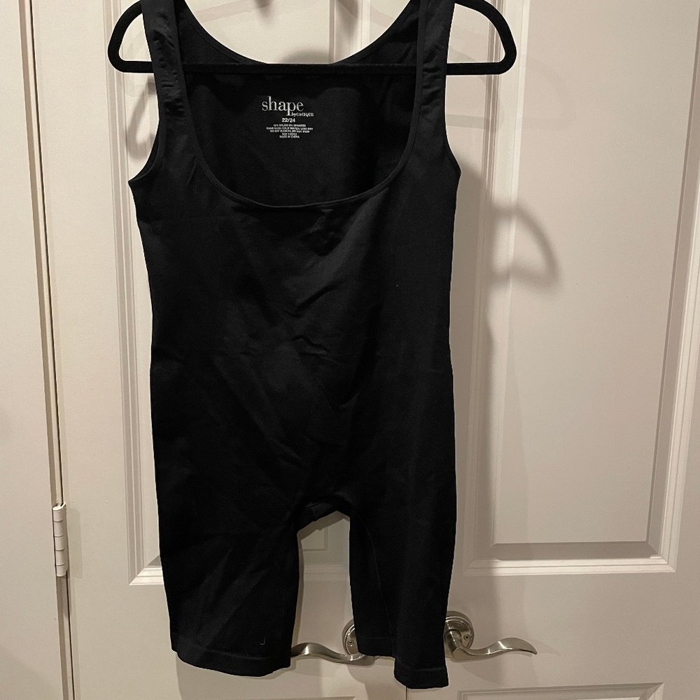 Lane Bryant Cacique Open Bust Seamless Thigh Shaper Body Suit